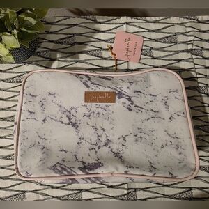 Papinelle Marble Print Cosmetic Travel Bag